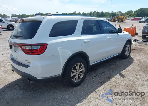 2014 Dodge Durango Limited z USA, uszkodzony, nr VIN 1C4RDHDG6EC449769